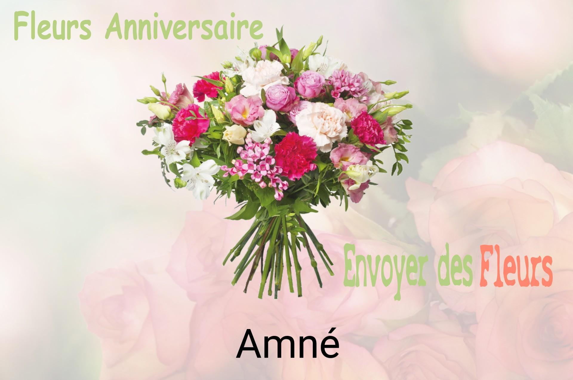 Bouquet de fleurs d’anniversaire livré à Amné